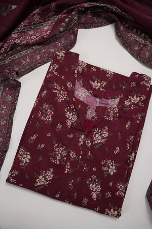 Bin Saeed Originals  - Exclusive Lawn  Outfit with Dupatta - Ready to Wear - SD400