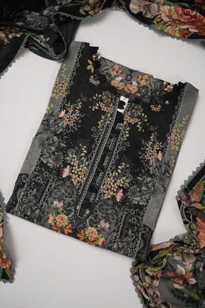 Rozi  - Exclusive Lawn  Outfit with Dupatta - Ready to Wear - SD397