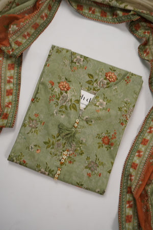 Bin Saeed Originals  - Exclusive Lawn  Outfit with Dupatta - Ready to Wear - SD398