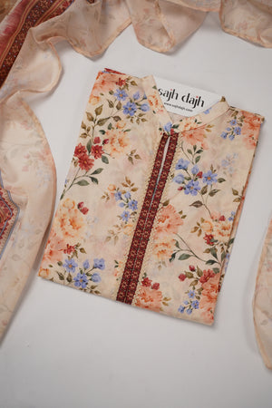 Bin Saeed Originals  - Exclusive Lawn  Outfit with Dupatta - Ready to Wear - SD399
