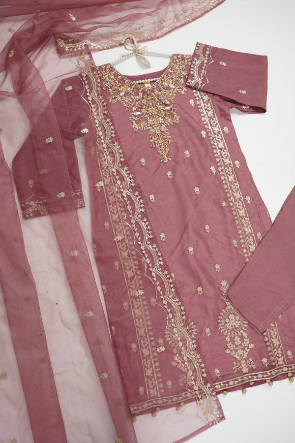 Tehwar - Luxury Organza Outfit - Festive Collection - Ready to Wear - V5 - D8 - Eid25 - 08