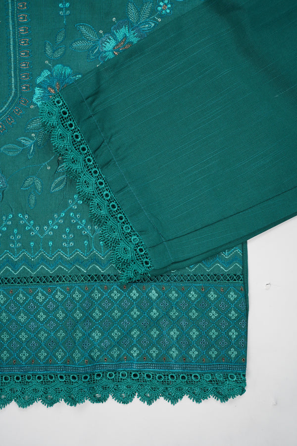 Rozi - Exclusive Khaddar Outfit with Shawl - Ready to Wear - Warm Fabric