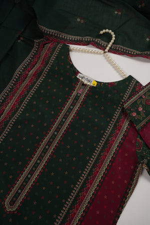 Rozi  - Exclusive Lawn  Outfit with Dupatta - Ready to Wear SD427