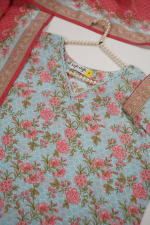 Rozi  - Exclusive Lawn  Outfit with Dupatta - Ready to Wear SD428