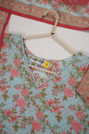 Rozi  - Exclusive Lawn  Outfit with Dupatta - Ready to Wear SD428