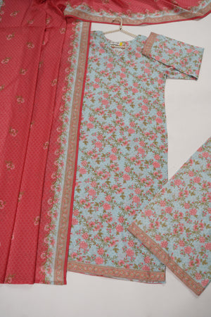 Rozi  - Exclusive Lawn  Outfit with Dupatta - Ready to Wear SD428