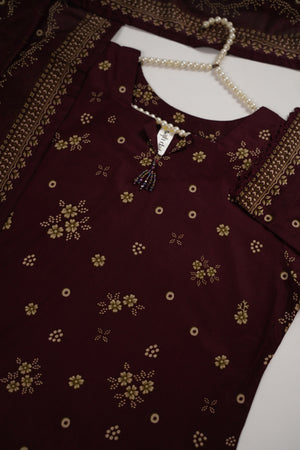 Rozi  - Exclusive Lawn  Outfit with Dupatta - Ready to Wear SD411