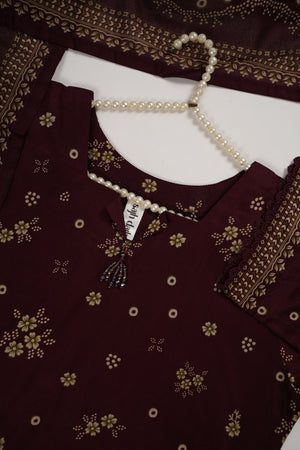 Rozi  - Exclusive Lawn  Outfit with Dupatta - Ready to Wear SD411