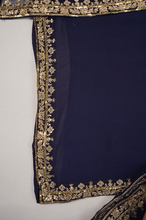 Chiffon Outfit with Chiffon Dupatta and Plazzo  - Ready to Wear SD251