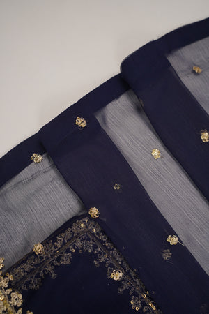 Chiffon Outfit with Chiffon Dupatta and Plazzo  - Ready to Wear SD251