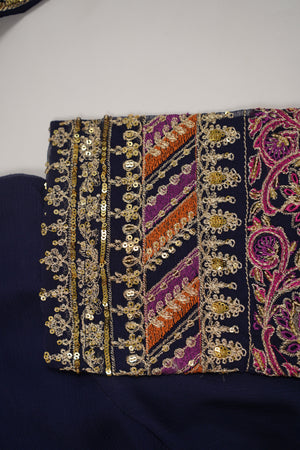 Chiffon Outfit with Chiffon Dupatta and Plazzo  - Ready to Wear SD251