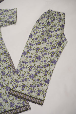 Rozi  - Exclusive Lawn  Outfit with Dupatta - Ready to Wear SD410