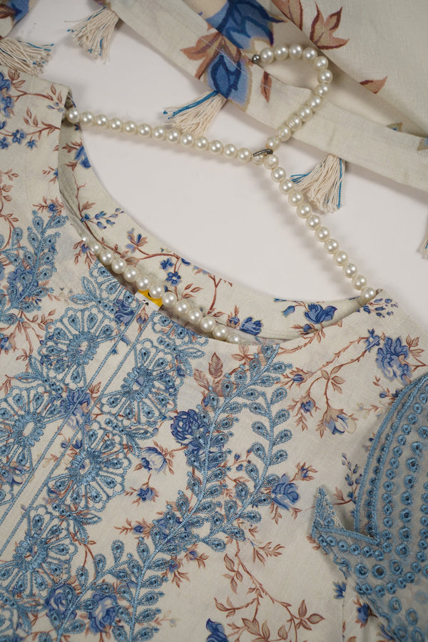 Rozi - Exclusive Karandi Outfit with Shawl - Ready to Wear -MC253 - Eid Volume 2