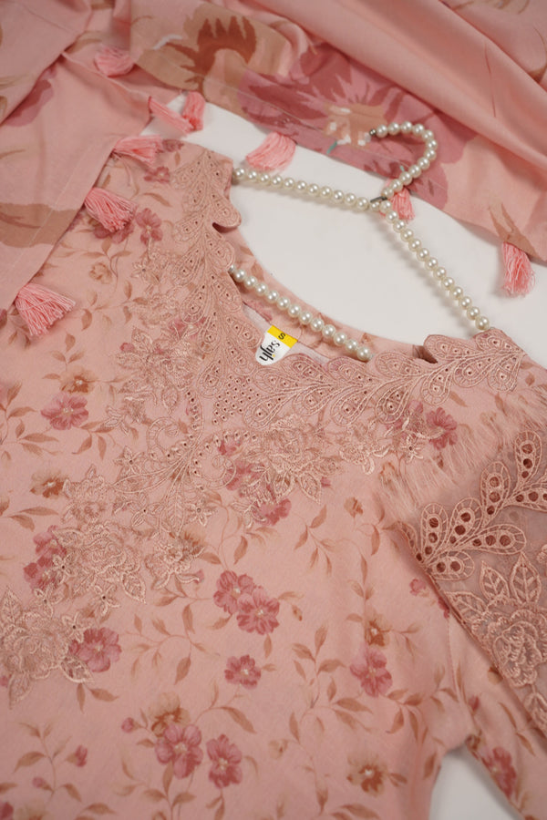 Rozi - Exclusive Karandi Outfit with Shawl - Ready to Wear -MC252 - Eid Volume 2