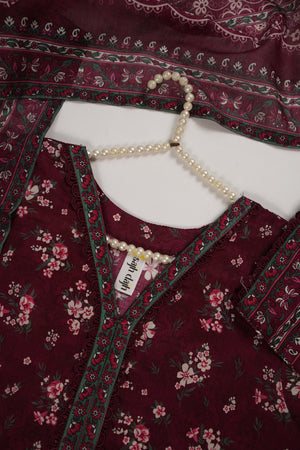 Rozi  - Exclusive Lawn  Outfit with Dupatta - Ready to Wear SD433