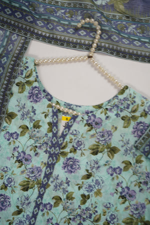 Rozi  - Exclusive Lawn  Outfit with Dupatta - Ready to Wear SD430
