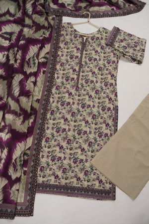 Rozi  - Exclusive Lawn  Outfit with Dupatta - Ready to Wear SD435