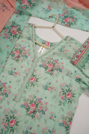 Rozi  - Exclusive Lawn  Outfit with Dupatta - Ready to Wear SD429