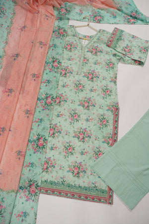 Rozi  - Exclusive Lawn  Outfit with Dupatta - Ready to Wear SD429
