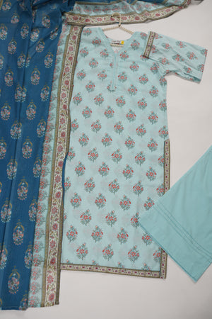 Rozi  - Exclusive Lawn  Outfit with Dupatta - Ready to Wear SD412