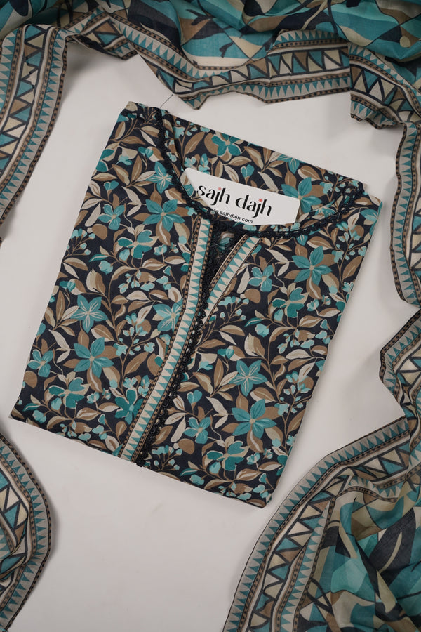 Viral Farshi shalwar Bin Saeed original - Lawn outfit with Lawn  Dupatta - Ready to wear