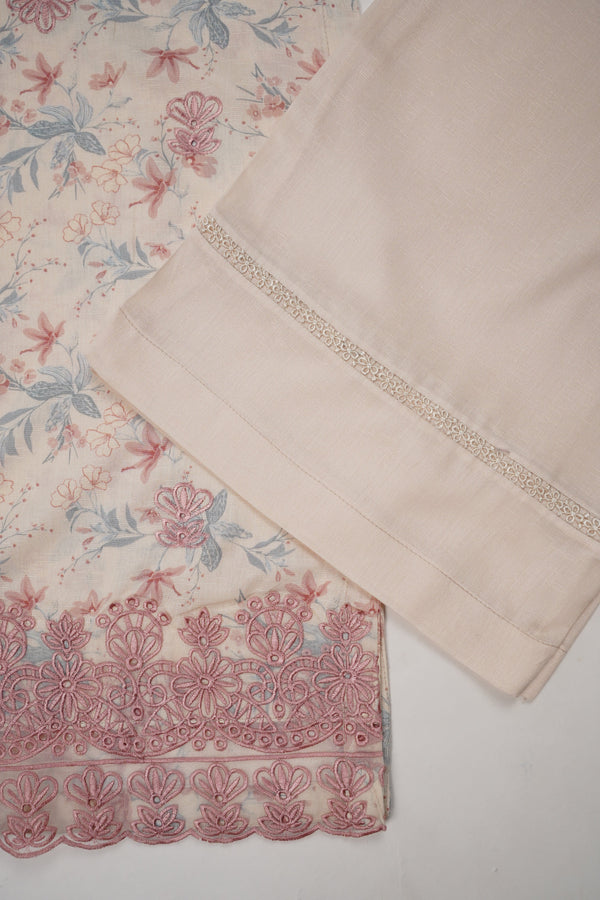 Rozi - Exclusive Karandi Outfit with Shawl - Ready to Wear -MC258 - Eid Volume 2