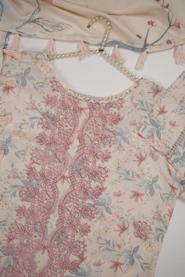 Rozi - Exclusive Karandi Outfit with Shawl - Ready to Wear -MC258 - Eid Volume 2