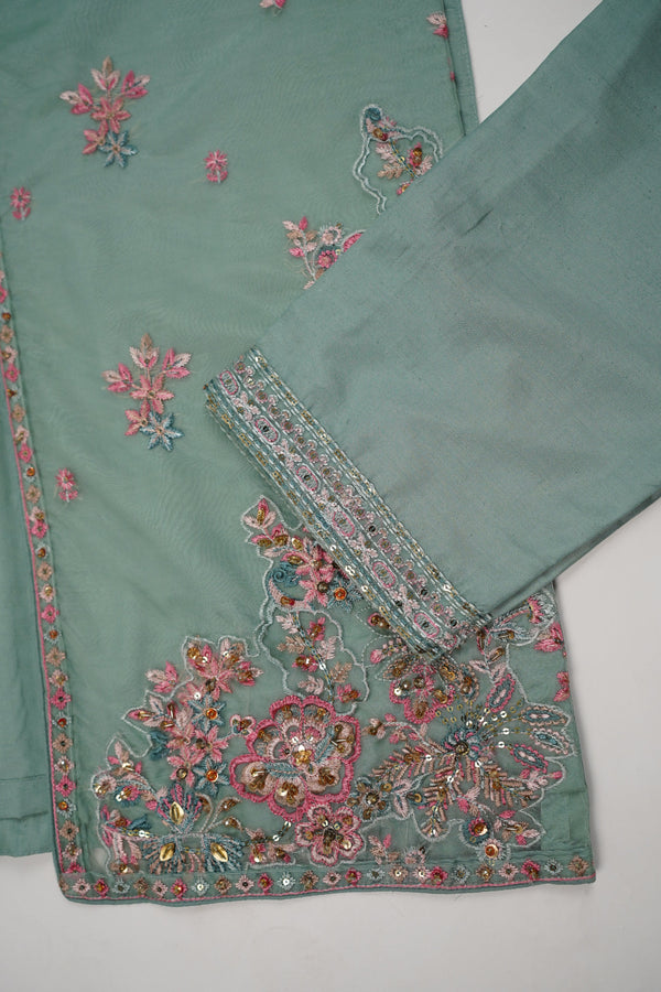 Tehwar - Luxury Organza Outfit with Organza Dupatta - Ready to Wear MC257 - Eid Volume 1