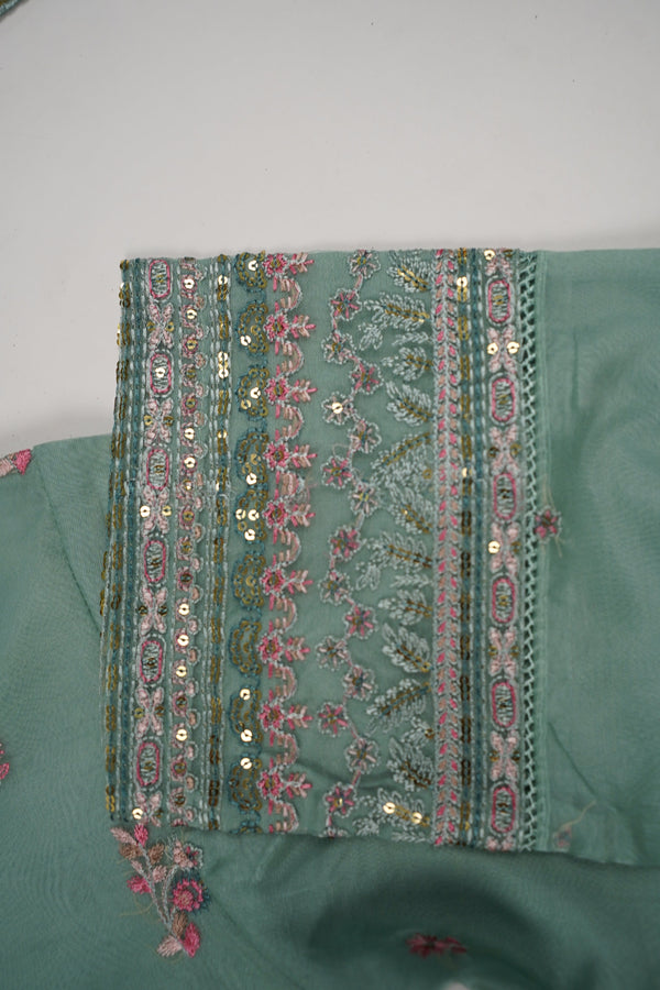 Tehwar - Luxury Organza Outfit with Organza Dupatta - Ready to Wear MC257 - Eid Volume 1