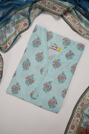 Rozi  - Exclusive Lawn  Outfit with Dupatta - Ready to Wear SD412