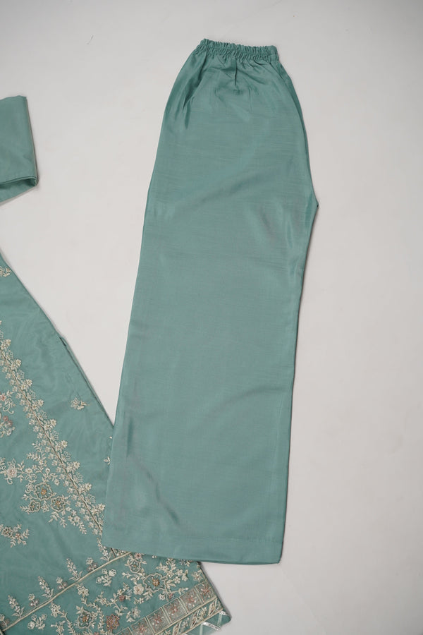 Tehwar - Luxury Organza Outfit with Organza Dupatta - Ready to Wear MC255 - Eid Volume 1