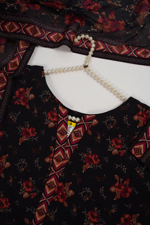 Rozi  - Exclusive Lawn  Outfit with Dupatta - Ready to Wear SD505