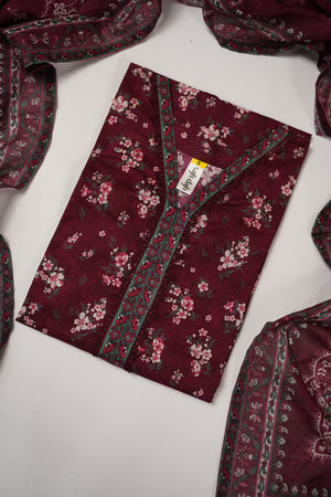 Rozi  - Exclusive Lawn  Outfit with Dupatta - Ready to Wear SD433