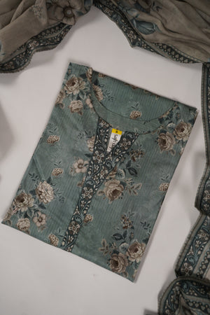 Rozi  - Exclusive Lawn  Outfit with Dupatta - Ready to Wear SD409