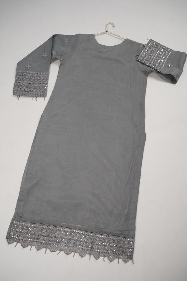 Tehwar - Luxury Organza Outfit with Organza Dupatta - Ready to Wear MC256 - Eid Volume 1