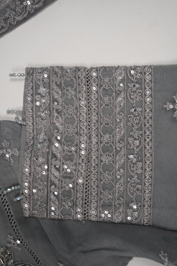 Tehwar - Luxury Organza Outfit with Organza Dupatta - Ready to Wear MC256 - Eid Volume 1