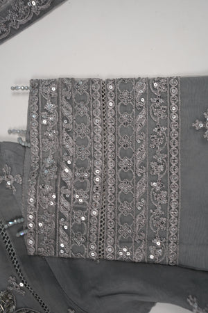 Tehwar - Luxury Organza Outfit with Organza Dupatta - Ready to Wear MC256 - Eid Volume 1