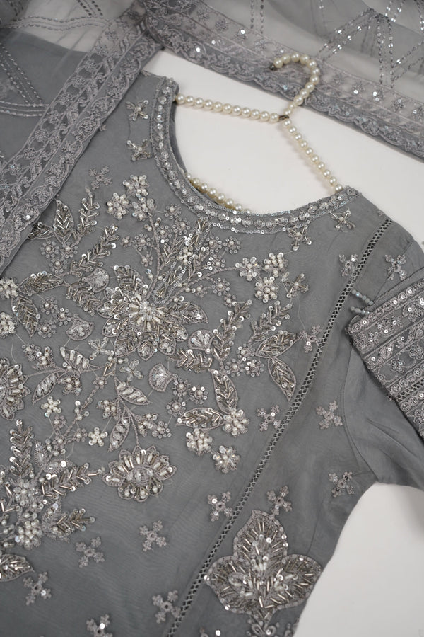 Tehwar - Luxury Organza Outfit with Organza Dupatta - Ready to Wear MC256 - Eid Volume 1