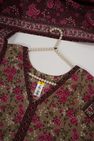 Rozi  - Exclusive Lawn  Outfit with Dupatta - Ready to Wear SD504