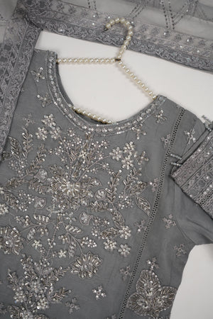Tehwar - Luxury Organza Outfit with Organza Dupatta - Ready to Wear MC256 - Eid Volume 1