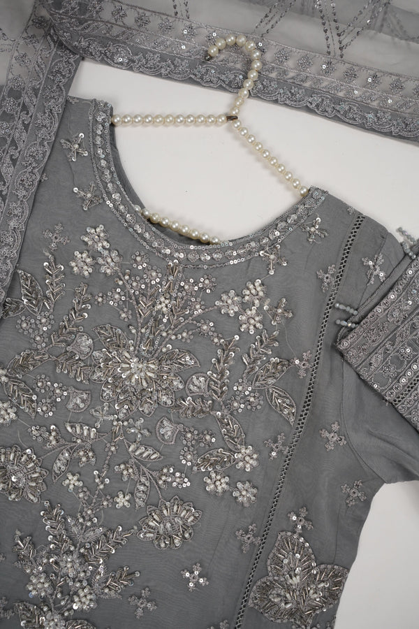 Tehwar - Luxury Organza Outfit with Organza Dupatta - Ready to Wear MC256 - Eid Volume 1