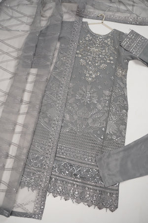 Tehwar - Luxury Organza Outfit with Organza Dupatta - Ready to Wear MC256 - Eid Volume 1