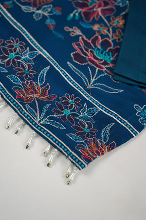 Husan e Jahan - Luxury Chiffon Outfit with Chiffon Dupatta - Ready to Wear - Eid25 - HEJ-V3-D7-SD