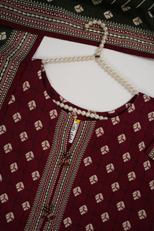 Rozi  - Exclusive Lawn  Outfit with Dupatta - Ready to Wear SD510