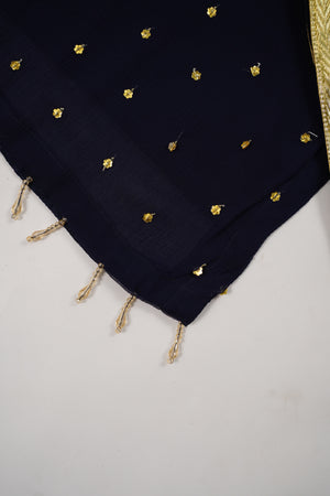 Husan e Jahan - Chiffon Outfit with Gharara - Ready to Wear SD439