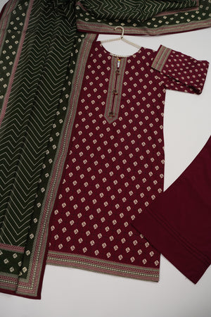 Rozi  - Exclusive Lawn  Outfit with Dupatta - Ready to Wear SD510