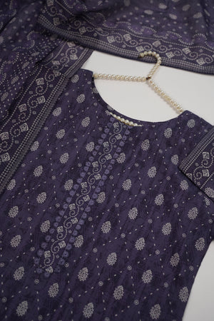 Rozi  - Exclusive Lawn  Outfit with Dupatta - Ready to Wear SD507