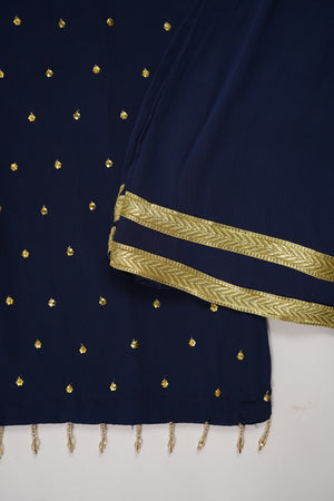 Husan e Jahan - Chiffon Outfit with Gharara - Ready to Wear SD438