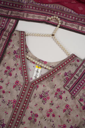 Rozi  - Exclusive Lawn  Outfit with Dupatta - Ready to Wear SD506