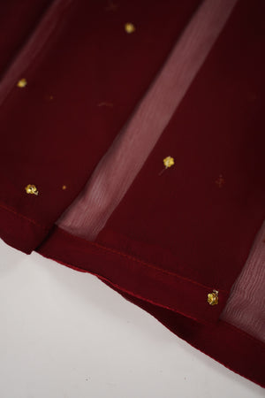 Husan e Jahan - Chiffon Outfit with Gharara - Ready to Wear SD441